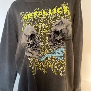 Torrid Metallica Gray Graphic Sweatshirt 2X